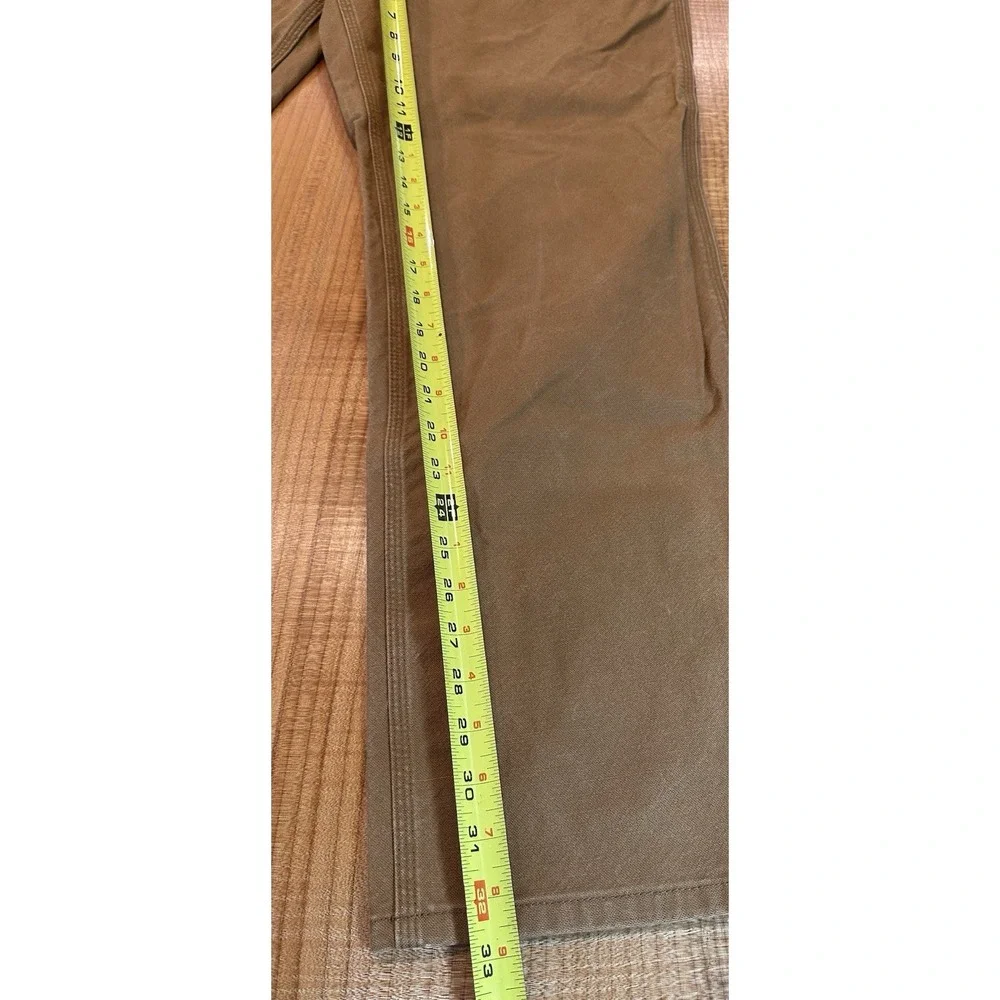 Carhartt Rugged Flex Duck Utility Work Pants Brown Relaxed Fit Size 38x34
